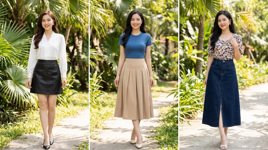 [BÍ KÍP] Chân váy chữ A công sở Tôn Dáng Cực Đỉnh - Lưu Ngay Kẻo Tiếc!